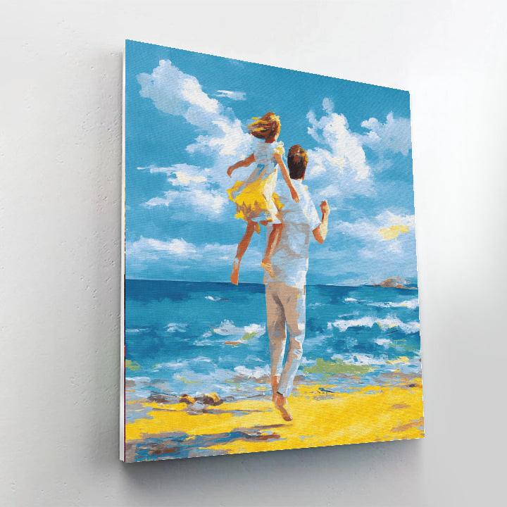 Adventures On The Beach DIY Paint By Numbers