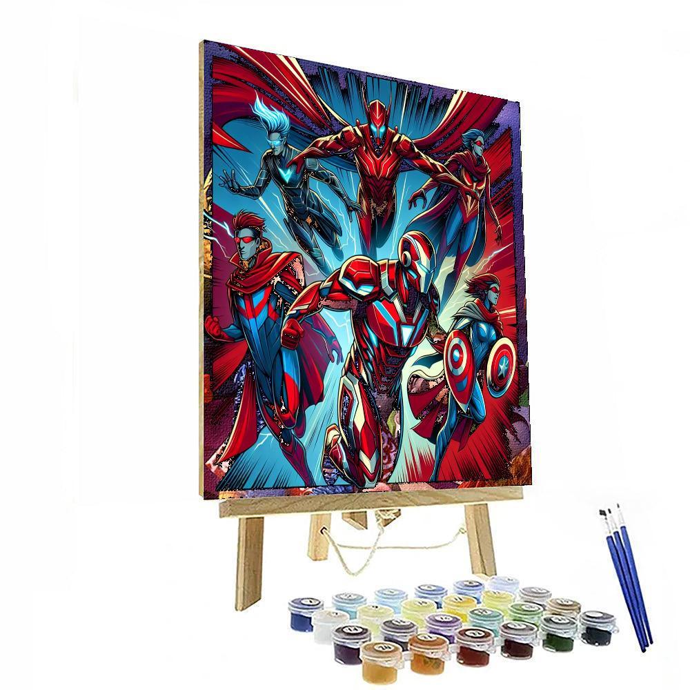 Marvel Universe Unleashed Paint By Color