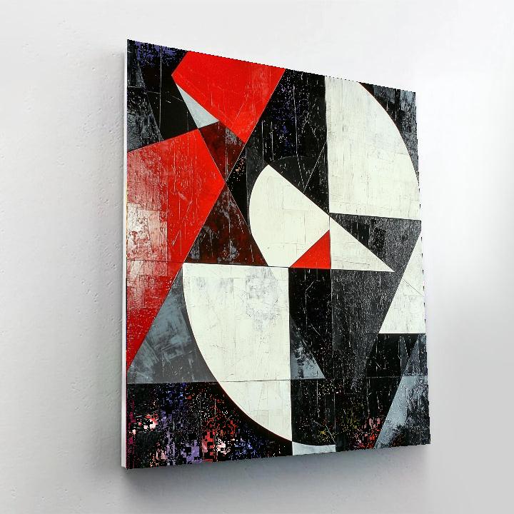 Kazimir Malevich Inspired Interplay Of Forms  Paint By Color