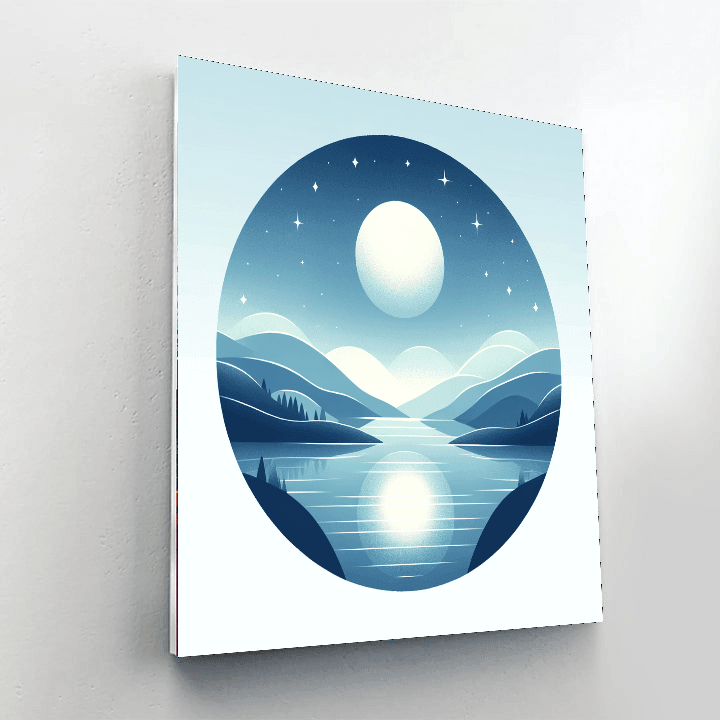 Tranquil Moonlit Night Paint By Number