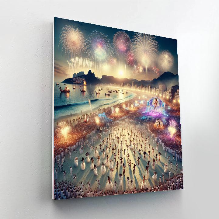 Rio De Janeiro New Year Celebration - Brazil Paint By Numbers Kits