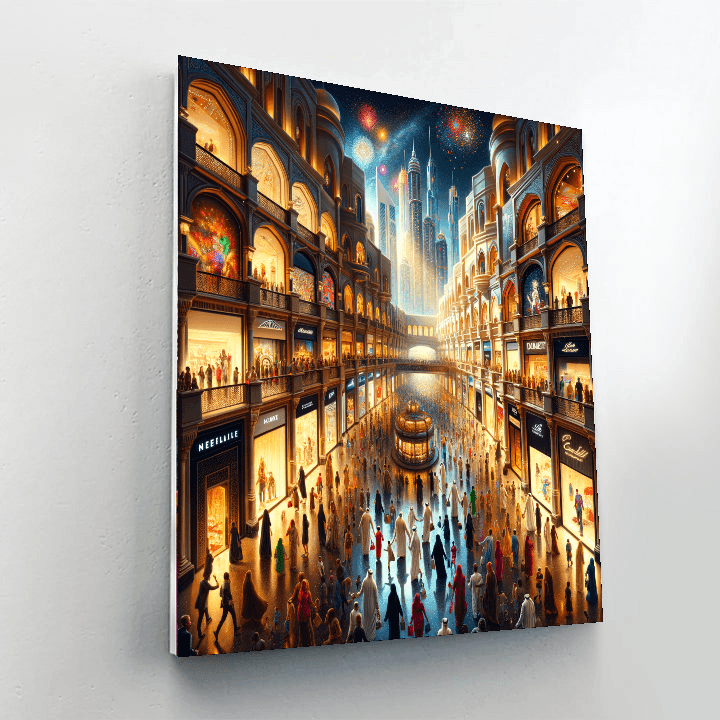 Dubai Shopping Festival - Uae Paint By Color