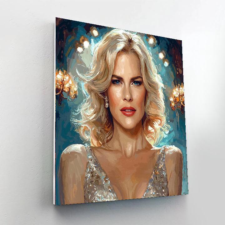 Nicole Kidman: The Eloquent Dance Of Grace And Strength Number Painting