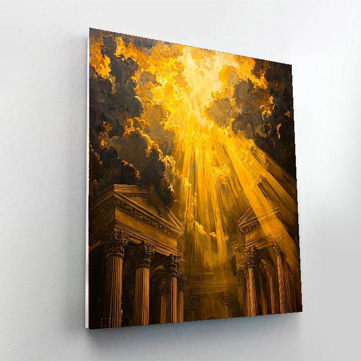 Caravaggio Inspired Sculpted Light  Paint By Color