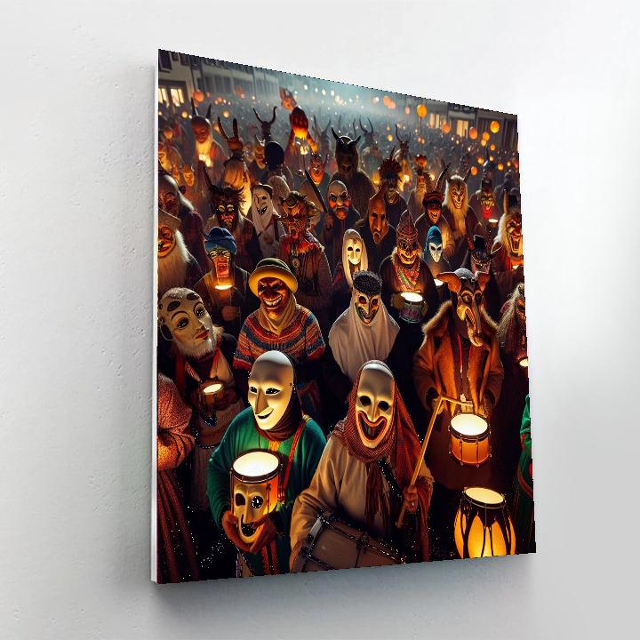 Carnival Of Basel - Basel Painting Number Kit