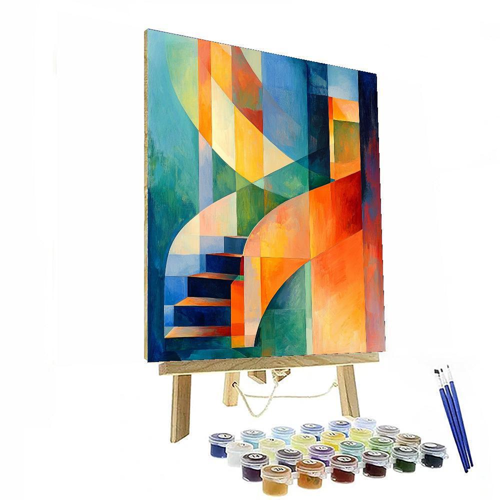 Paul Cézanne Inspired Kaleidoscope Of Light  Paint By Numbers Kits