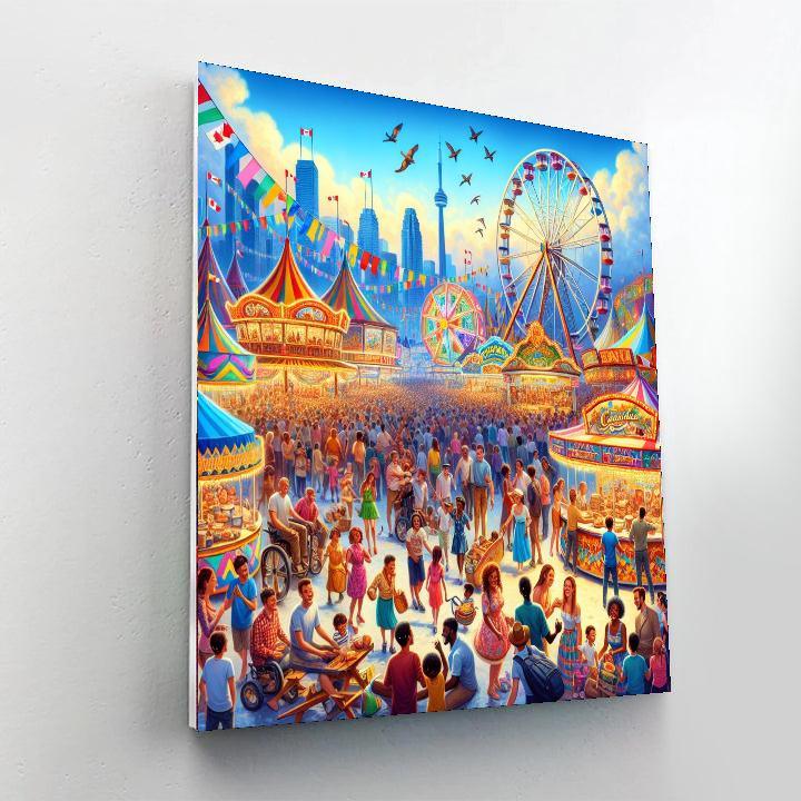 The Great Canadian Carnival - Toronto, Canada Paint By Numbers Art