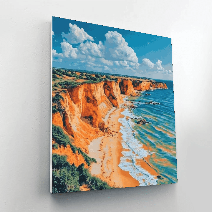 Algarve Coast - Portugal DIY Paint By Numbers