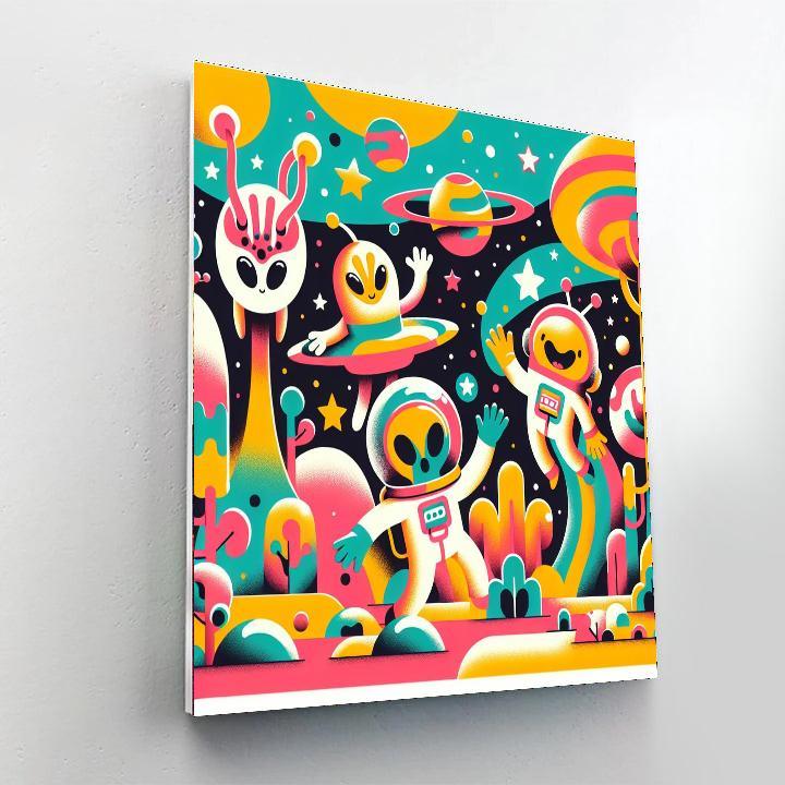 Alien Planet Adventures Paint By Number