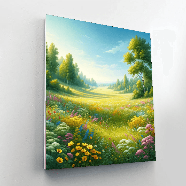 Whispering Meadow Number Painting