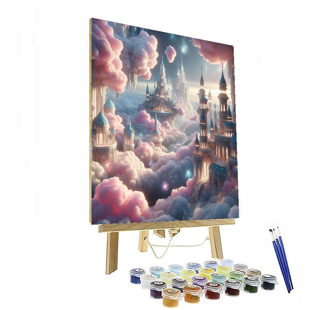Fairy Tale Sky Palaces Paint By Color
