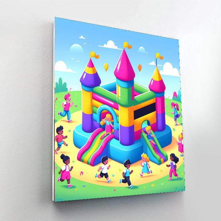 Bouncy Castle Fantasy Painting By Numbers Kit