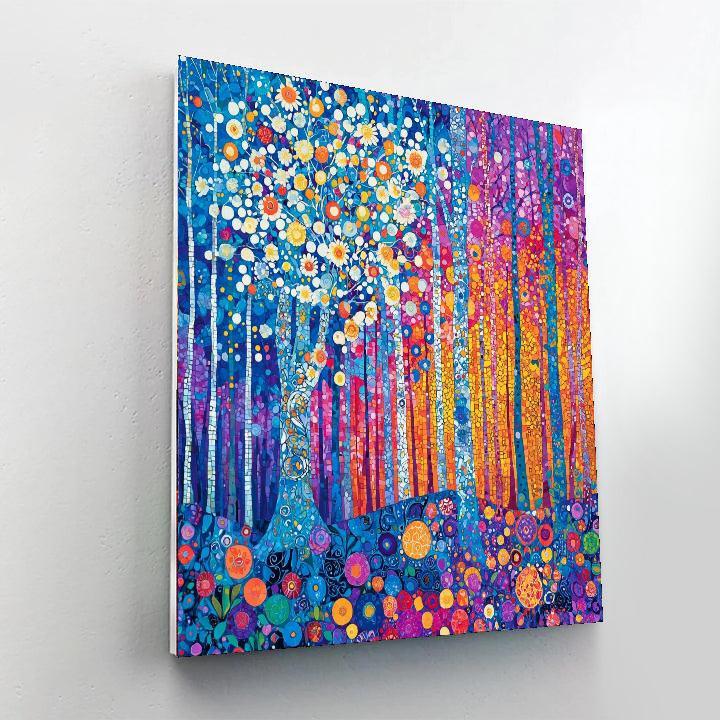 Gustav Klimt Inspired Spirit Of The Forest  Painting By Numbers Kit