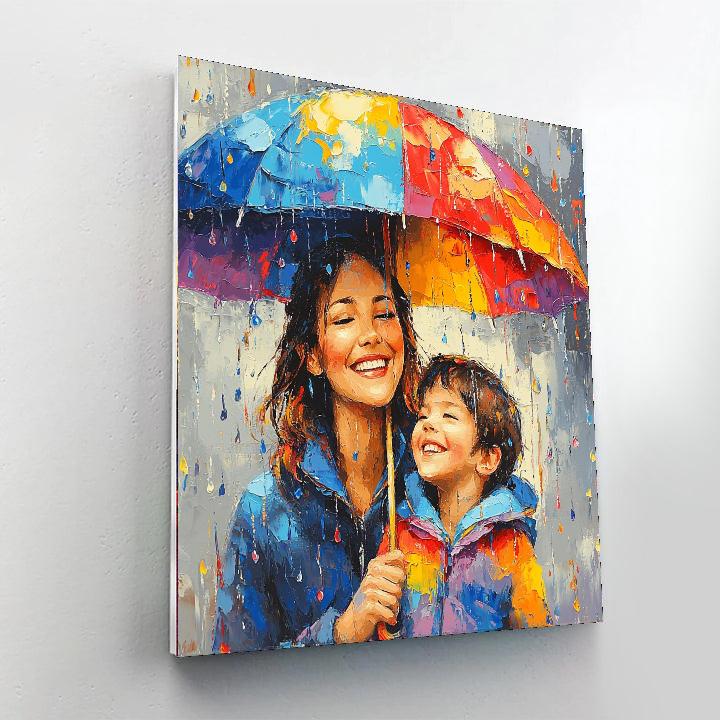 Under The Umbrella Of Love Paint By Numbers Kits