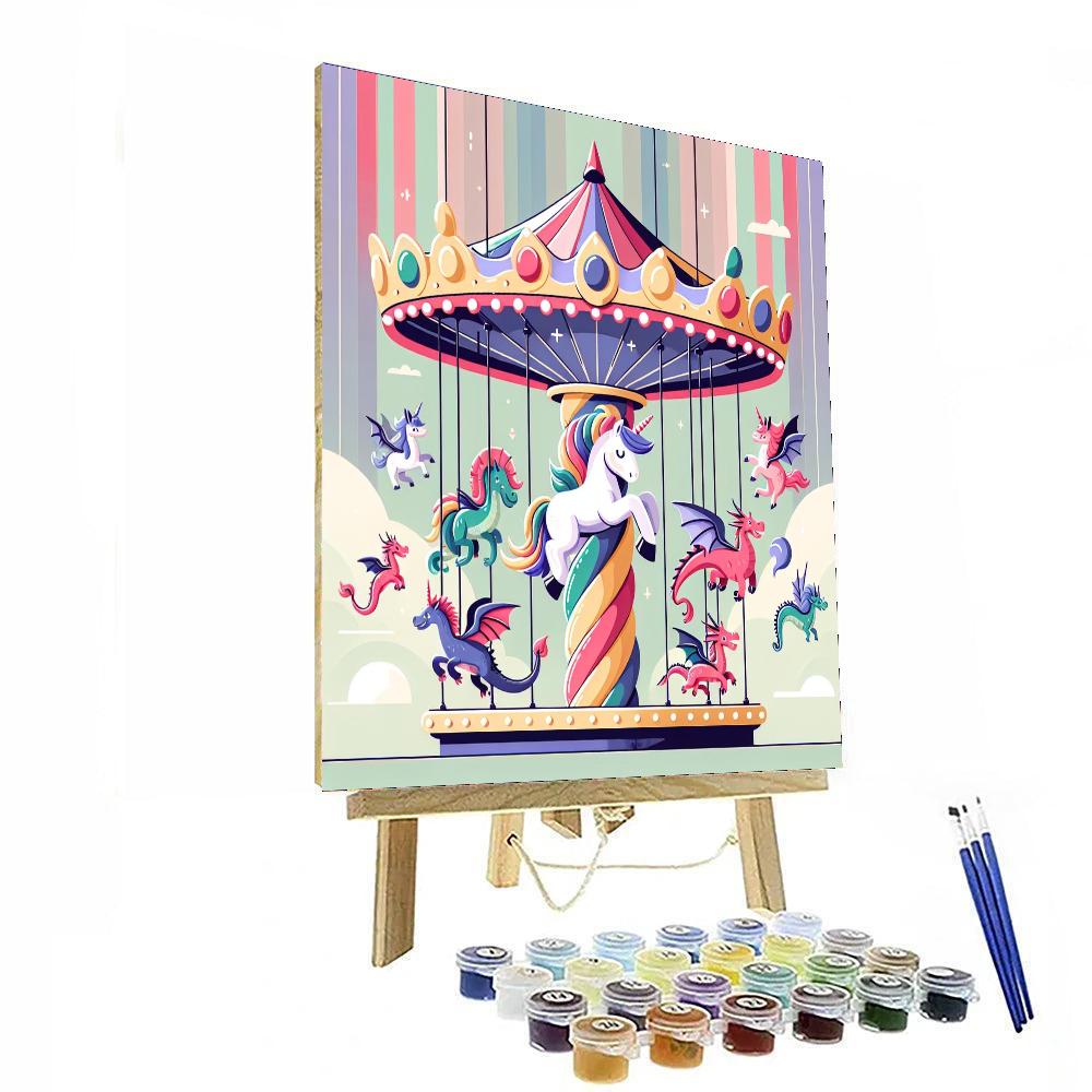 Carousel Of Dreams Paint By Numbers Art