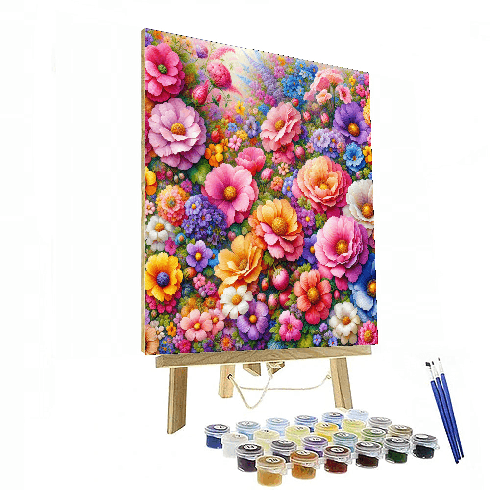 Floral Fantasy Dreamscape Paint By Number