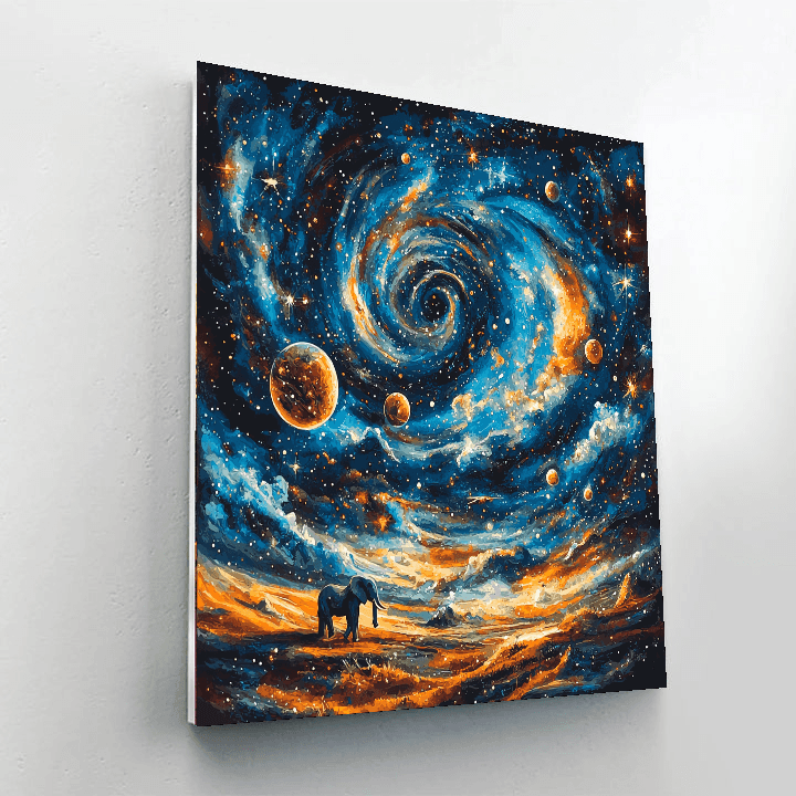 Salvador Dali Inspired Surreal Cosmic Dreams  Paint By Numbers Kits