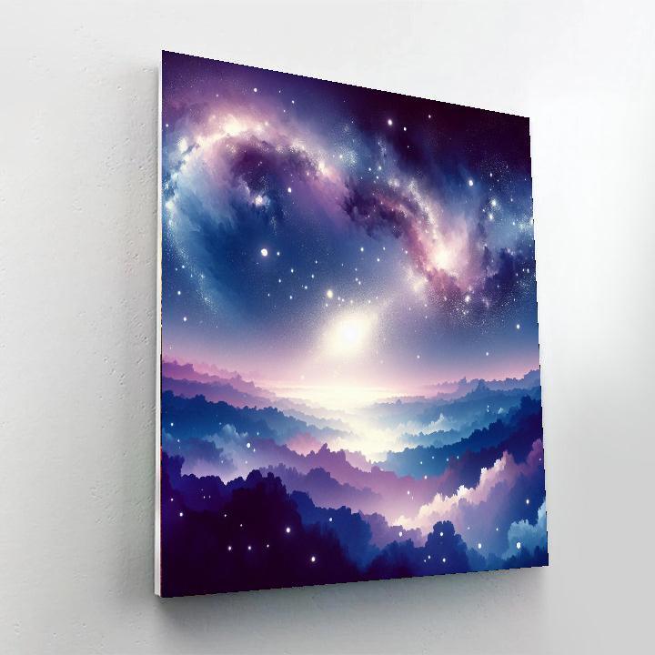 Astral Serenity Scene Paint By Numbers Art