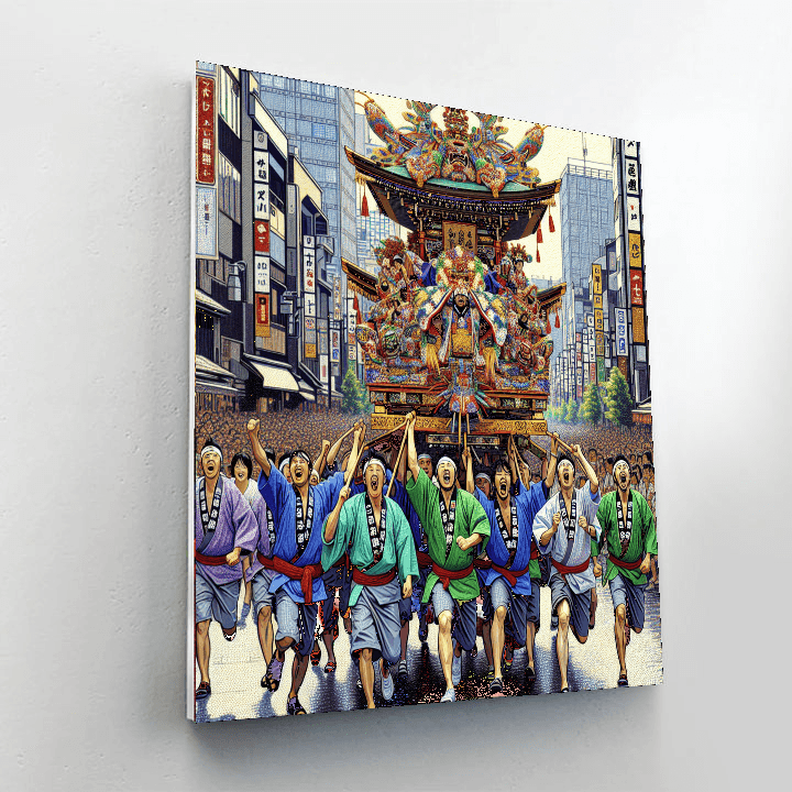 Gion Yamakasa - Fukuoka, Japan Paint By Number