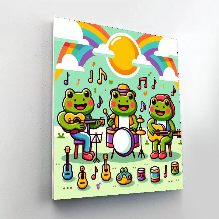 Joyful Frog Band Numbered Painting Kits