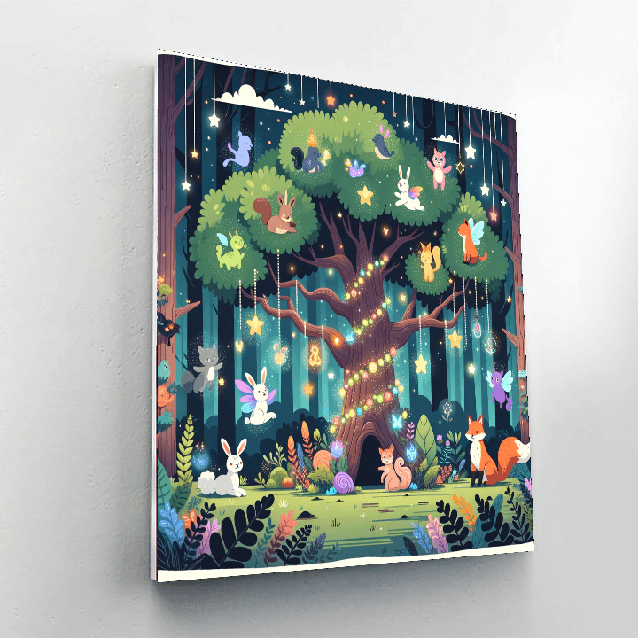 Mystery Of The Magic Tree Paint By Color