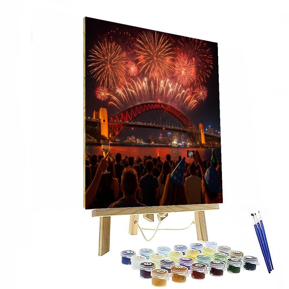 New Year's Eve Celebrations - Sydney, Australia DIY Paint By Numbers