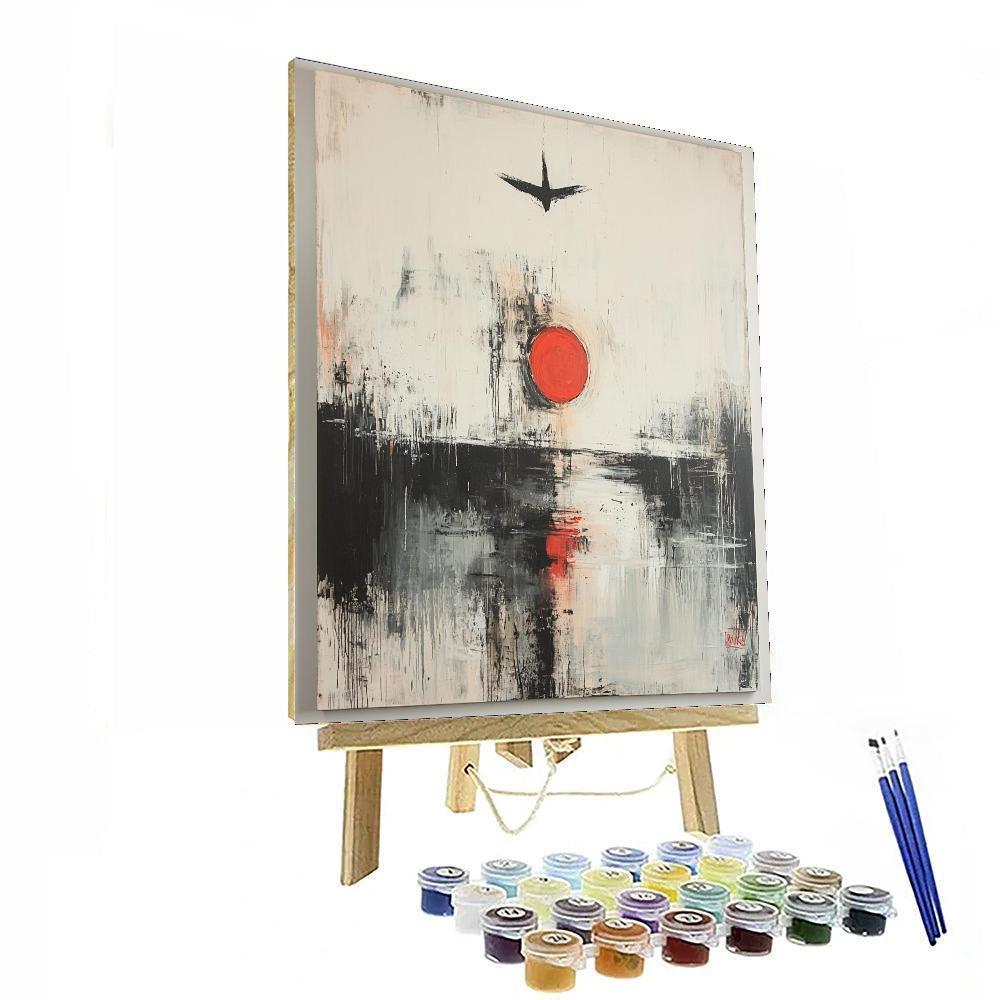 Banksy Inspired The Fragility Of Peace  Number Painting