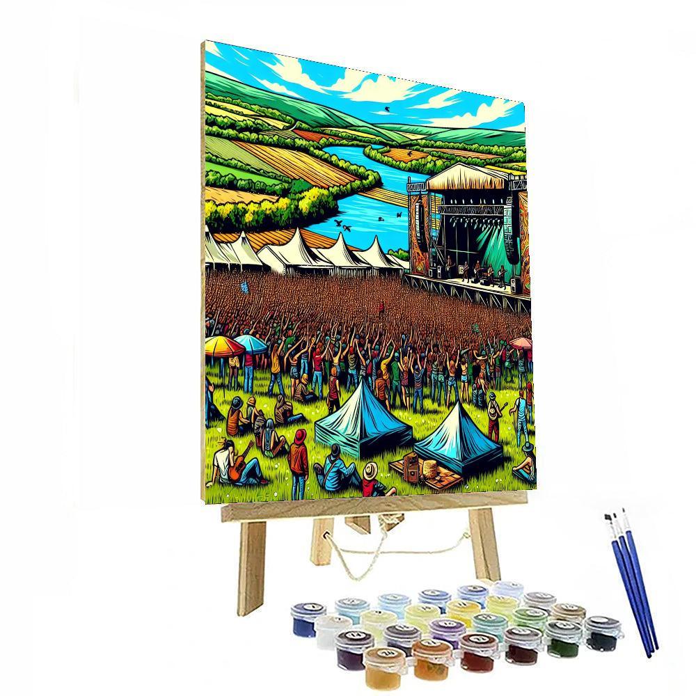 Garorock Festival - France Paint By Color