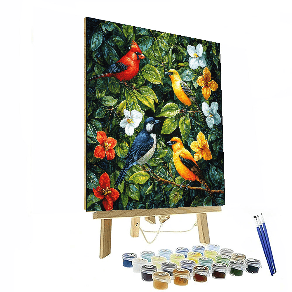 John James Audubon Inspired Exquisite Feathers  Paint By Numbers Art