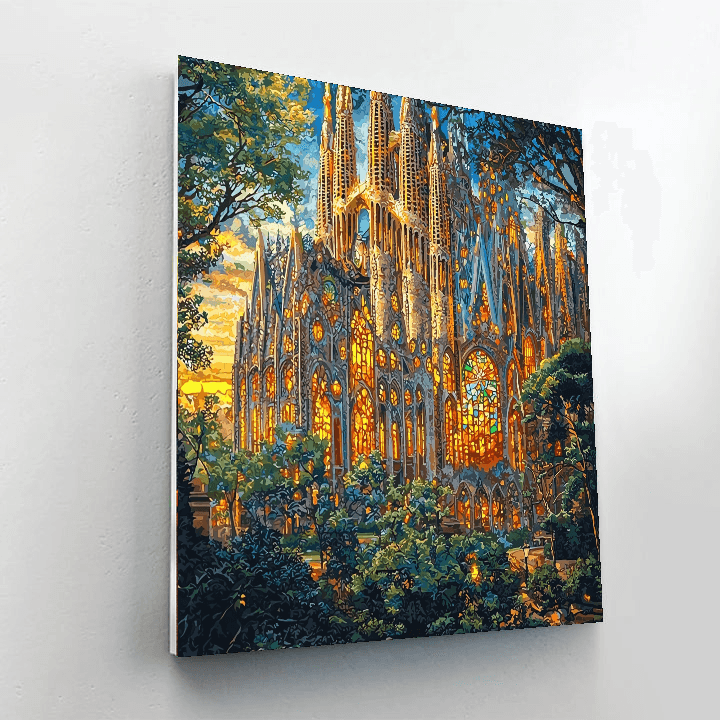 Sagrada Familia - Barcelona, Spain Paint By Numbers Kits