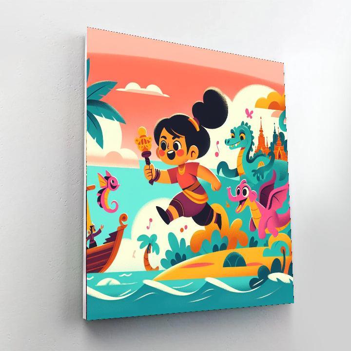 Enchanted Island Paint By Number