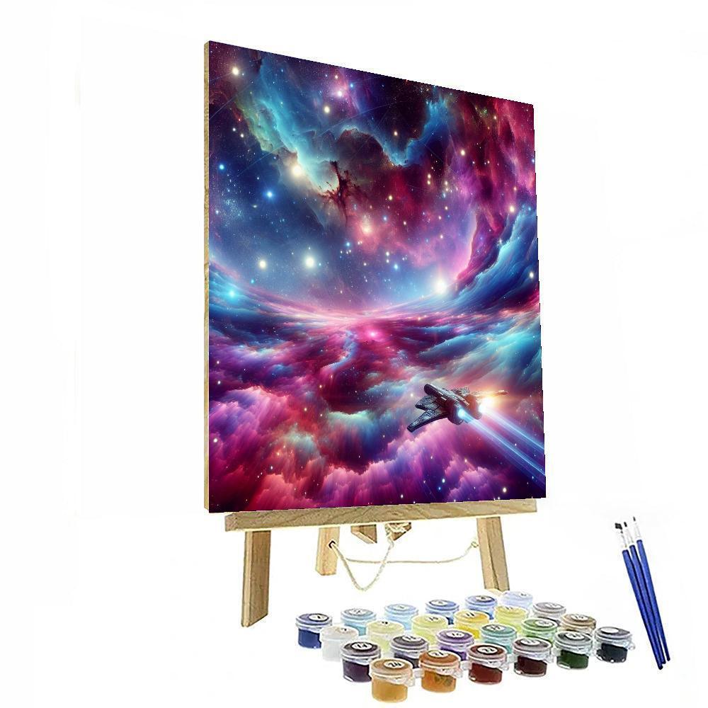 Galactic Voyage Awaits Painting By Numbers Kit
