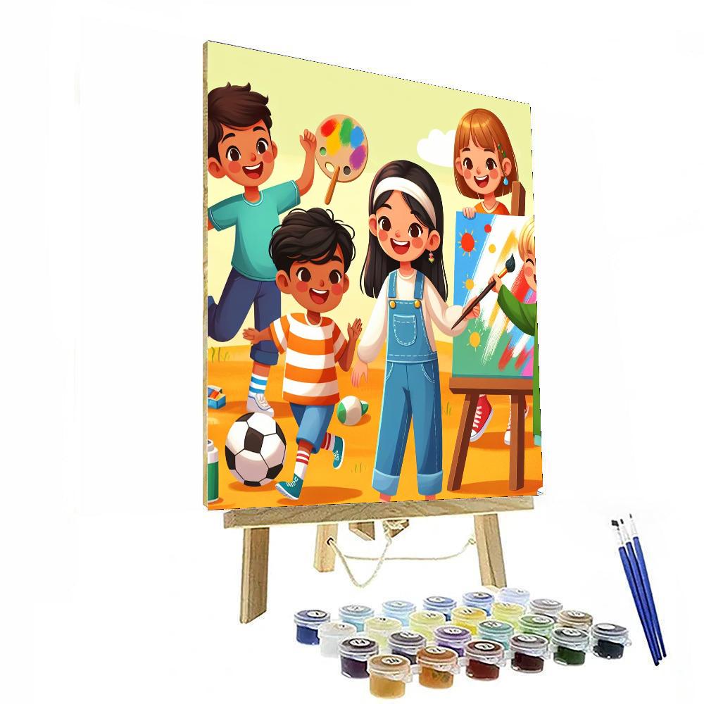 Fantastic Friends Number Painting