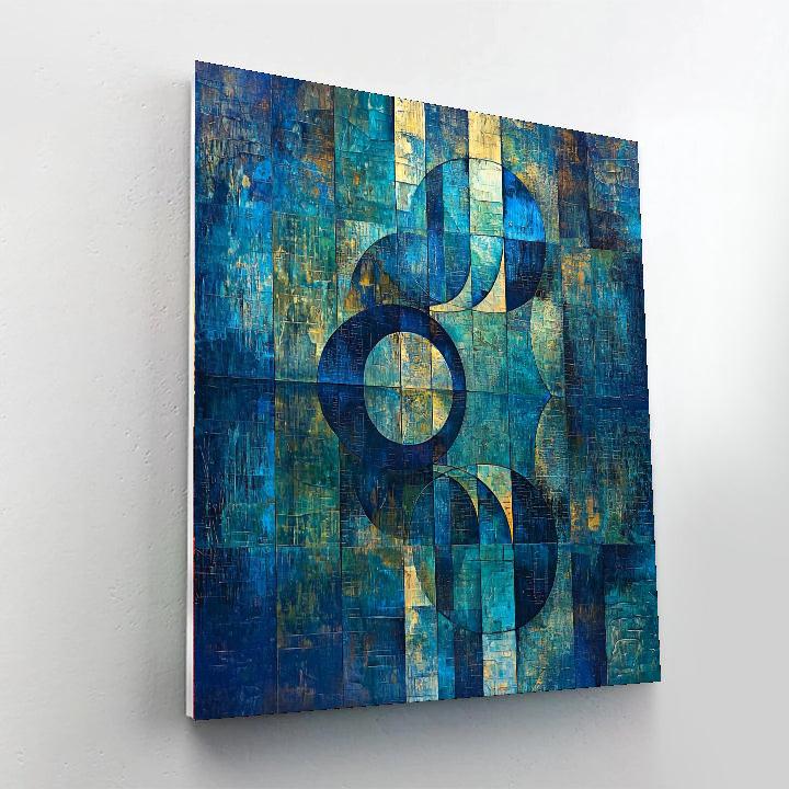 Max Ernst Inspired Reflections Of The Abyss  Paint By Numbers Kits