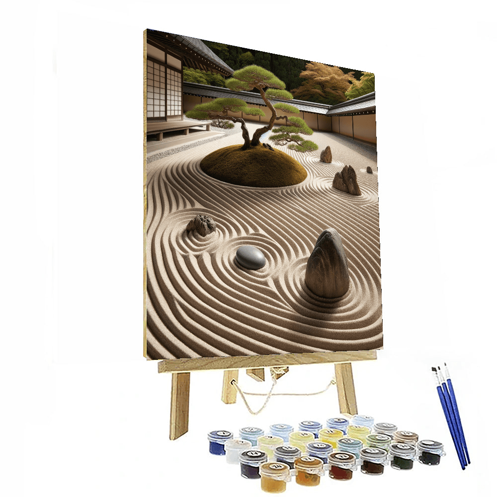 Tranquil Zen Garden - DIY Painting By Numbers Kit