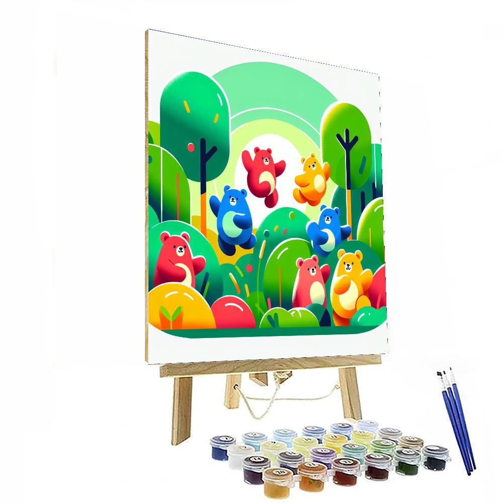 Bouncy Bear Bonanza Numbered Painting Kits