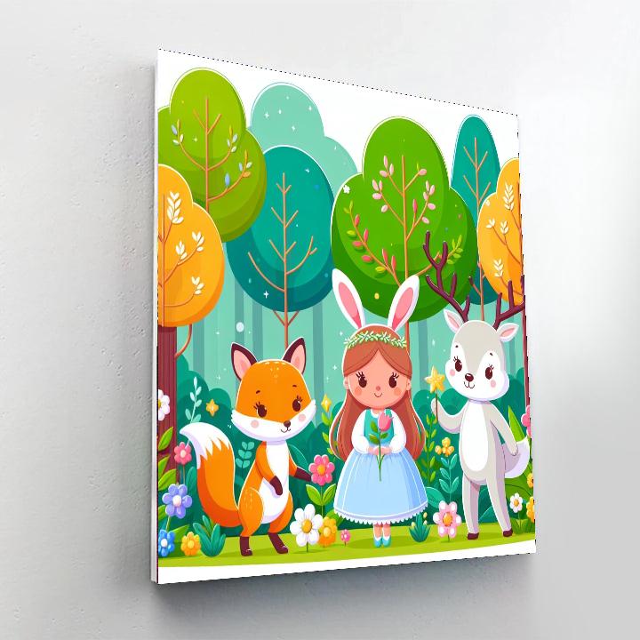 Fairy Tale Animal Kingdom Paint By Numbers