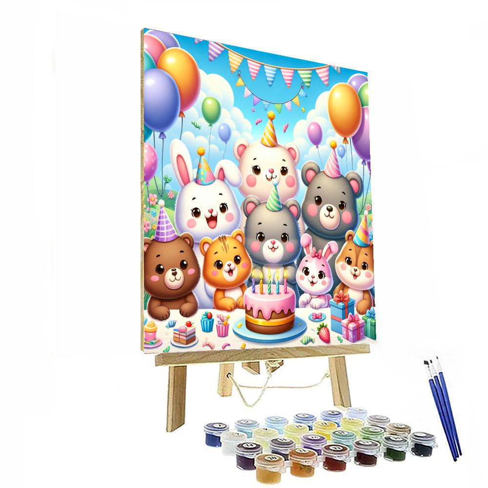 Silly Animal Party Paint By Numbers Kits