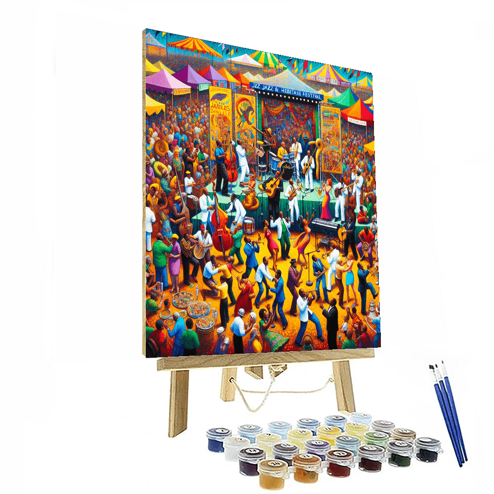 New Orleans Jazz & Heritage Festival - United States Number Painting