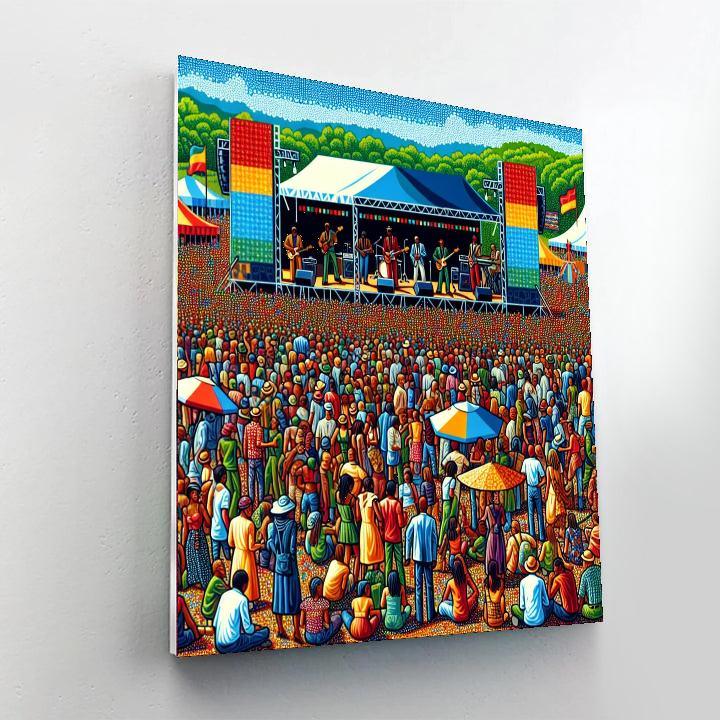 Isle Of Wight Festival - Isle Of Wight, Uk Paint By Numbers