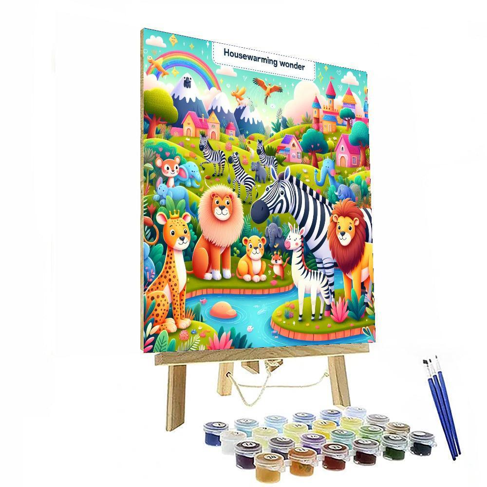 Caring Animal Kingdom Paint By Numbers Kits