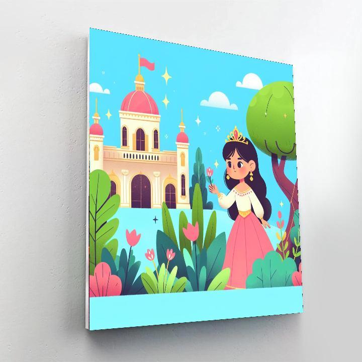 Princess's Royal Adventure Painting Number Kit