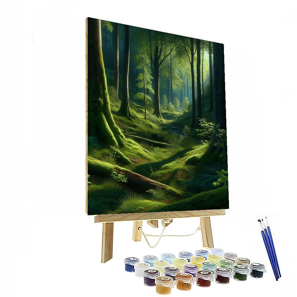 Silent Forest Retreat Paint By Numbers