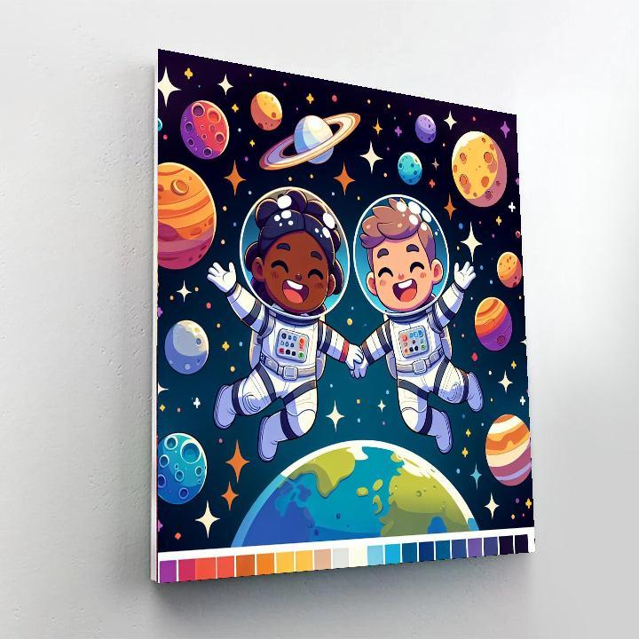 Adventures Of Space Explorers Paint By Color