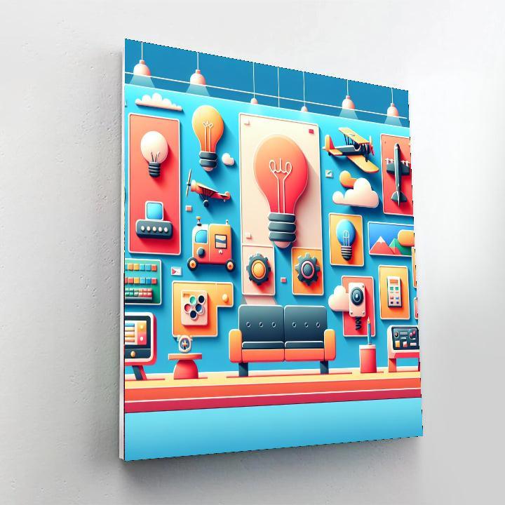 Incredible Inventions Showcase Numbered Painting Kits