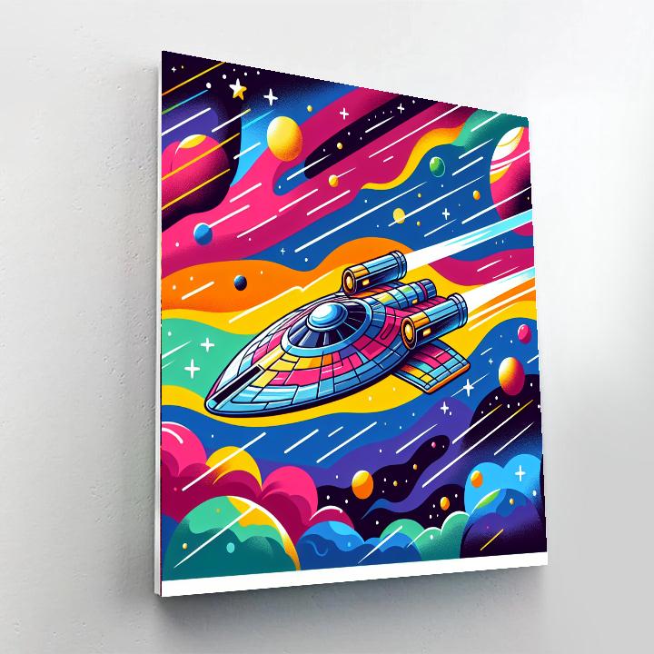 Galactic Galaxy Explorer Numbered Painting Kits