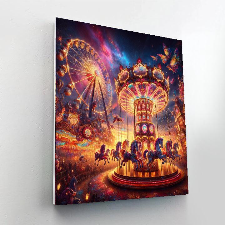 Colorful Carnival Fantasy Paint By Color