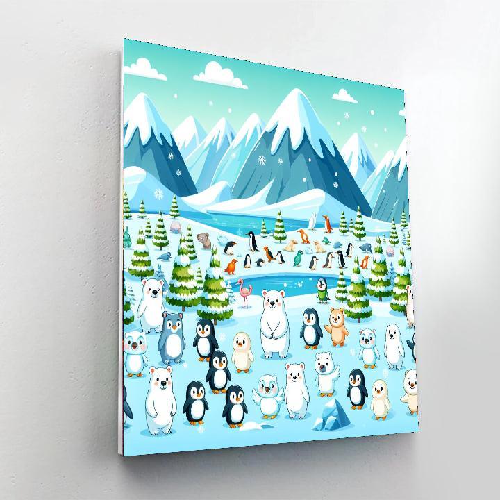 Exploring The Arctic With Polar Animals Paint By Number