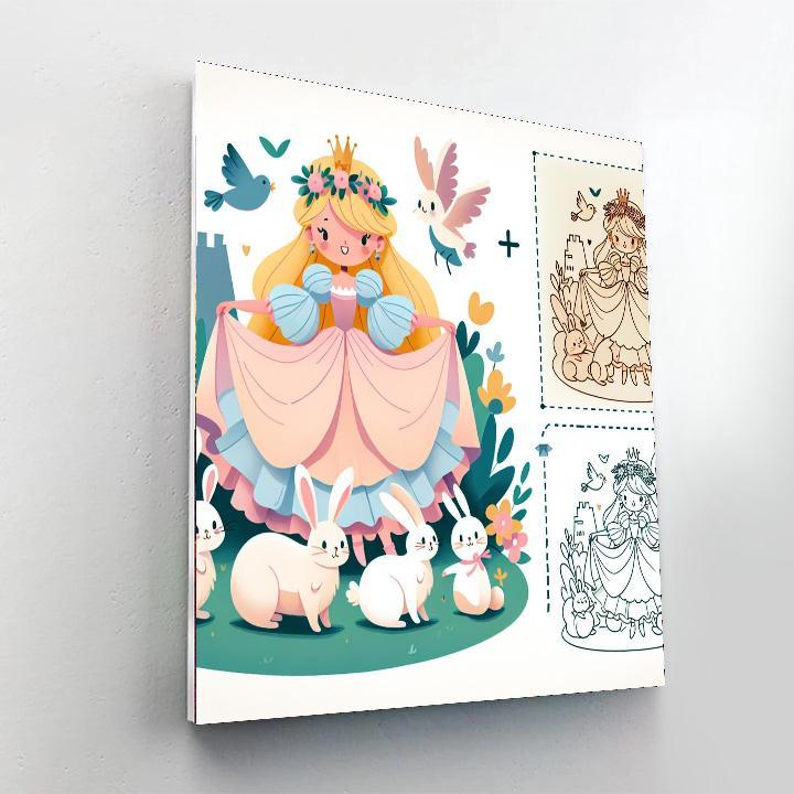 Fantasy Princess Parade Paint By Numbers Kits