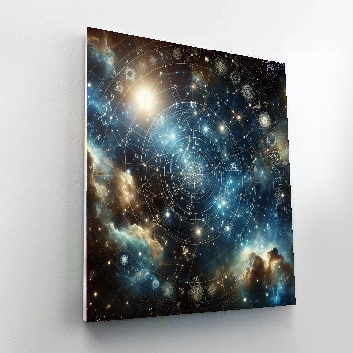 Celestial Constellation Chart Painting By Numbers Kit